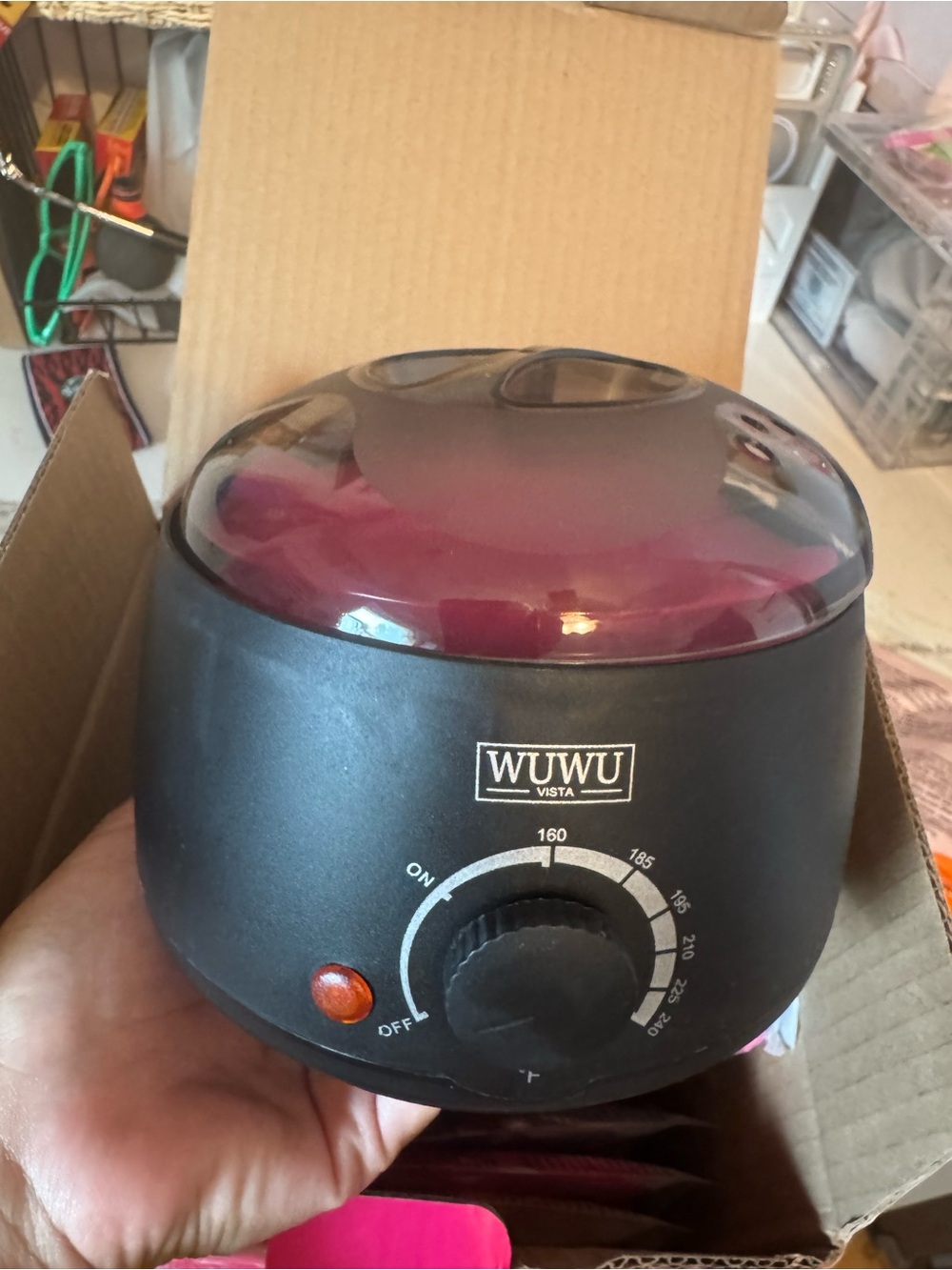 Pink Portable Wax Warmer 200CC - Picture 4 of 5